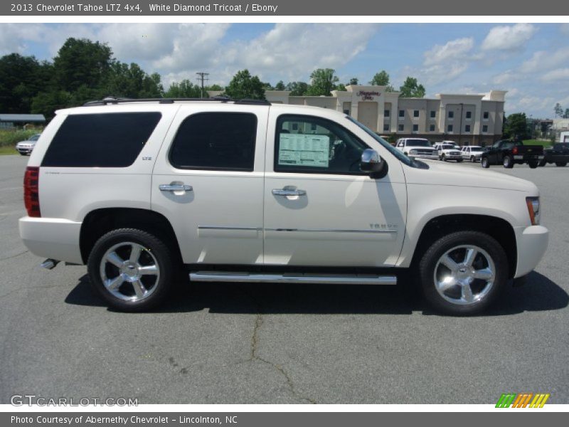 White Diamond Tricoat / Ebony 2013 Chevrolet Tahoe LTZ 4x4