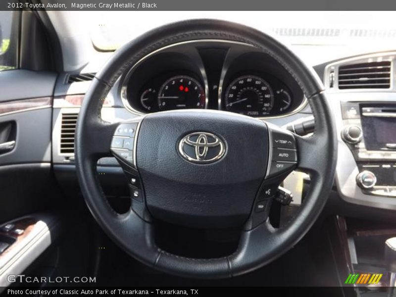 Magnetic Gray Metallic / Black 2012 Toyota Avalon