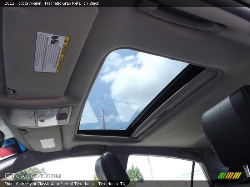 Magnetic Gray Metallic / Black 2012 Toyota Avalon