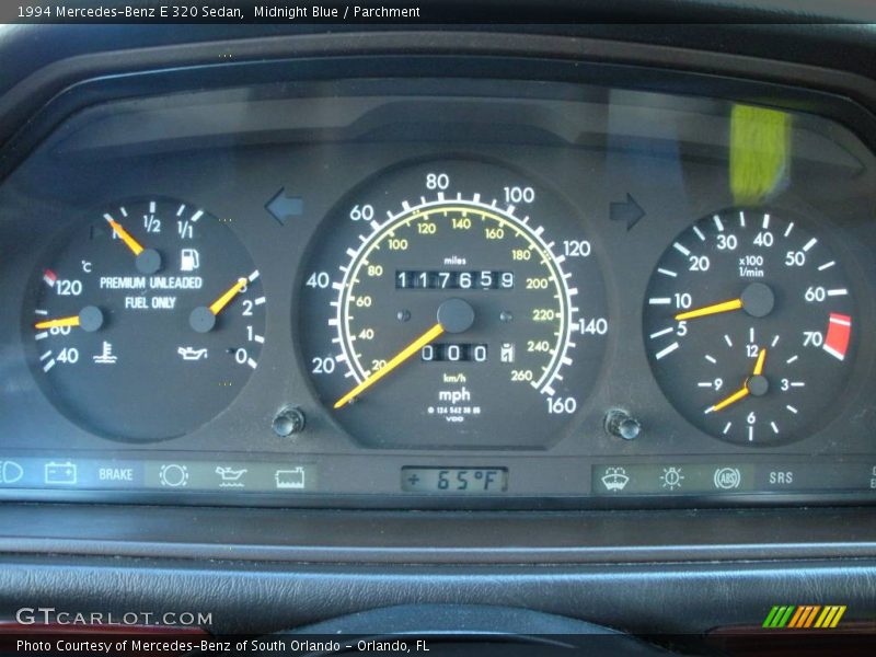 Midnight Blue / Parchment 1994 Mercedes-Benz E 320 Sedan