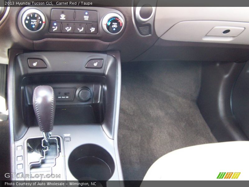 Garnet Red / Taupe 2013 Hyundai Tucson GLS