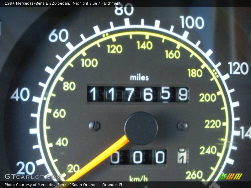 Midnight Blue / Parchment 1994 Mercedes-Benz E 320 Sedan