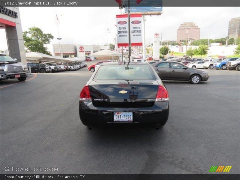 Black / Ebony 2012 Chevrolet Impala LT