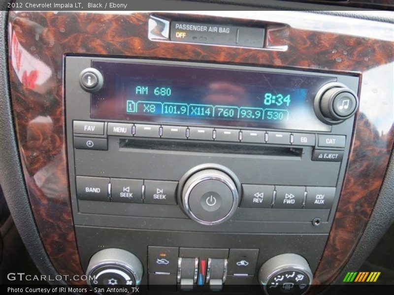 Black / Ebony 2012 Chevrolet Impala LT