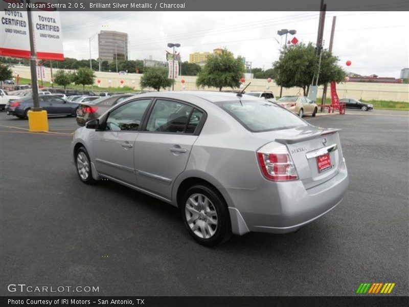 Brilliant Silver Metallic / Charcoal 2012 Nissan Sentra 2.0 S