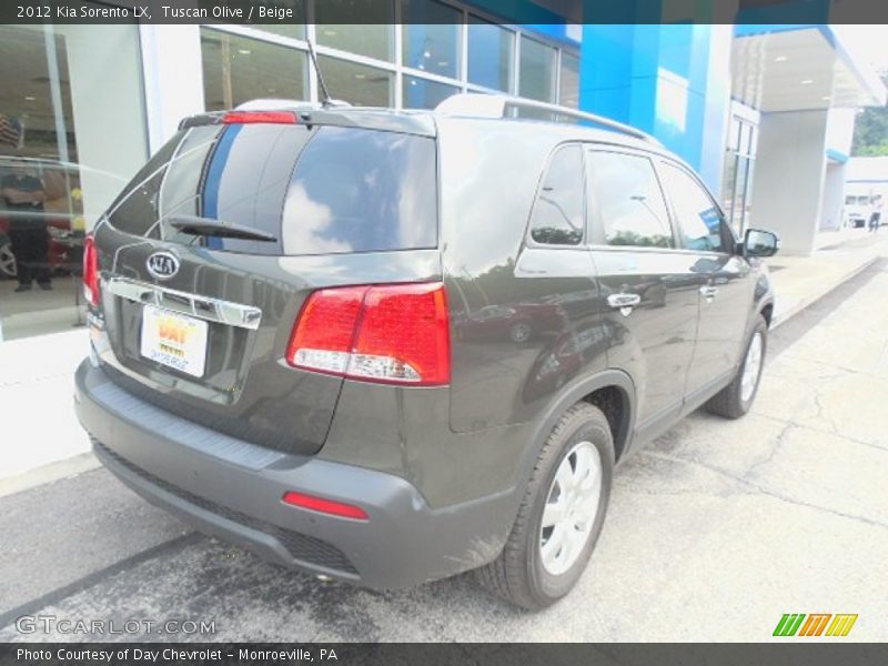 Tuscan Olive / Beige 2012 Kia Sorento LX
