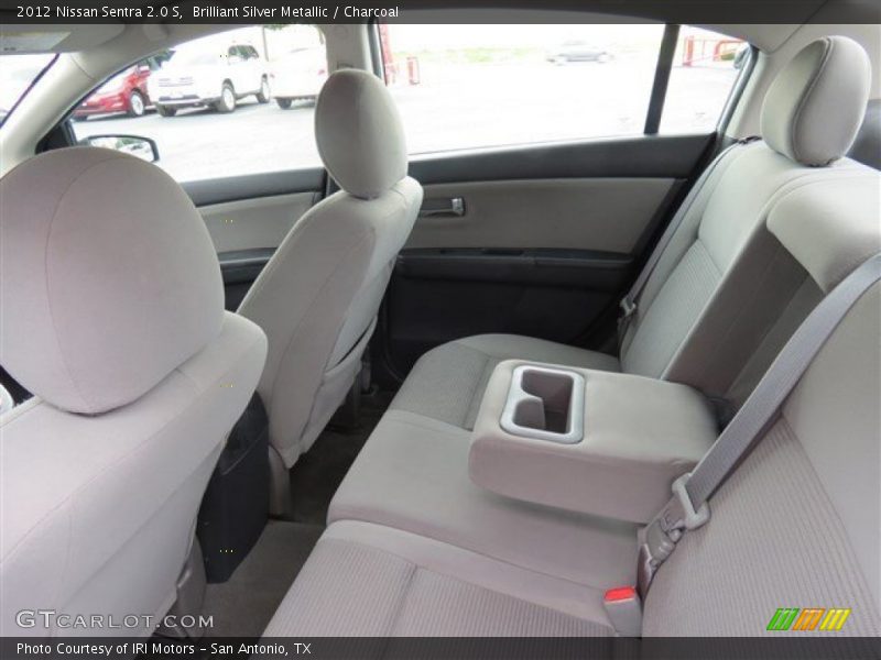 Brilliant Silver Metallic / Charcoal 2012 Nissan Sentra 2.0 S