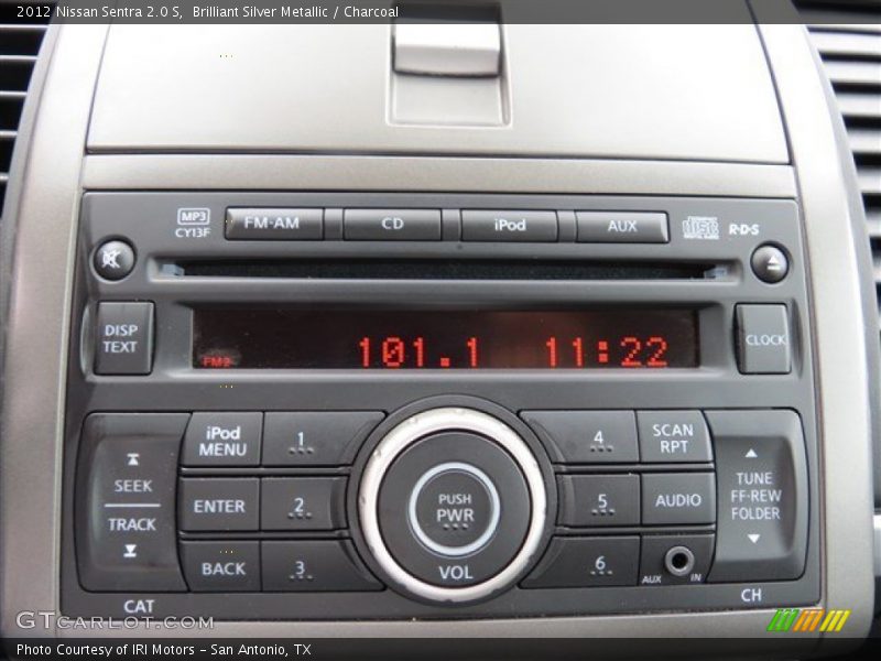 Brilliant Silver Metallic / Charcoal 2012 Nissan Sentra 2.0 S