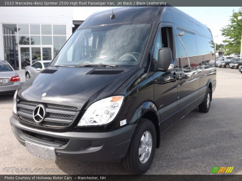 Jet Black / Black Leatherette 2013 Mercedes-Benz Sprinter 2500 High Roof Passenger Van