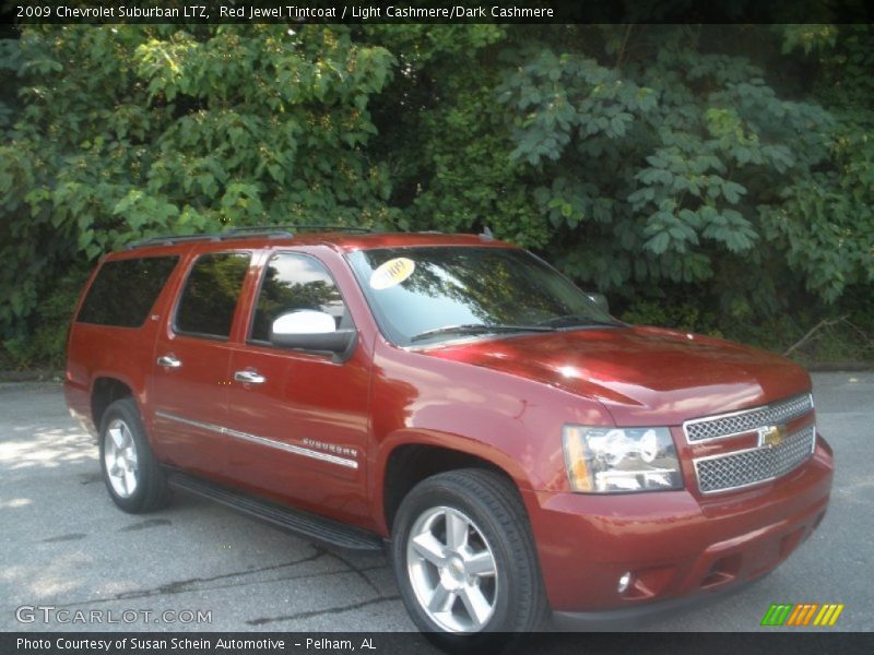 Red Jewel Tintcoat / Light Cashmere/Dark Cashmere 2009 Chevrolet Suburban LTZ