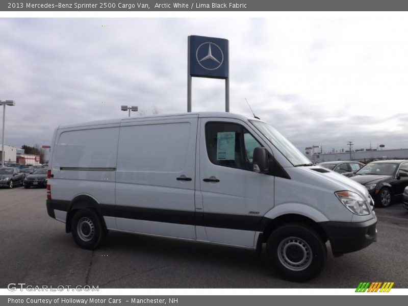 Arctic White / Lima Black Fabric 2013 Mercedes-Benz Sprinter 2500 Cargo Van