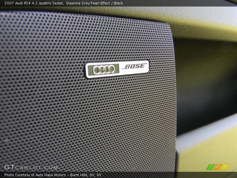 Daytona Grey Pearl Effect / Black 2007 Audi RS4 4.2 quattro Sedan