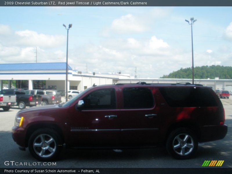 Red Jewel Tintcoat / Light Cashmere/Dark Cashmere 2009 Chevrolet Suburban LTZ