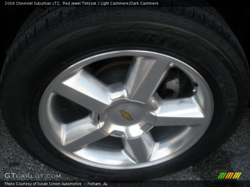 Red Jewel Tintcoat / Light Cashmere/Dark Cashmere 2009 Chevrolet Suburban LTZ