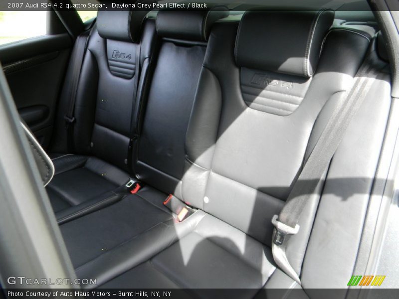 Daytona Grey Pearl Effect / Black 2007 Audi RS4 4.2 quattro Sedan