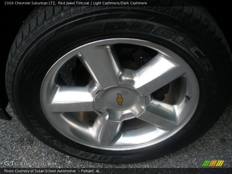 Red Jewel Tintcoat / Light Cashmere/Dark Cashmere 2009 Chevrolet Suburban LTZ