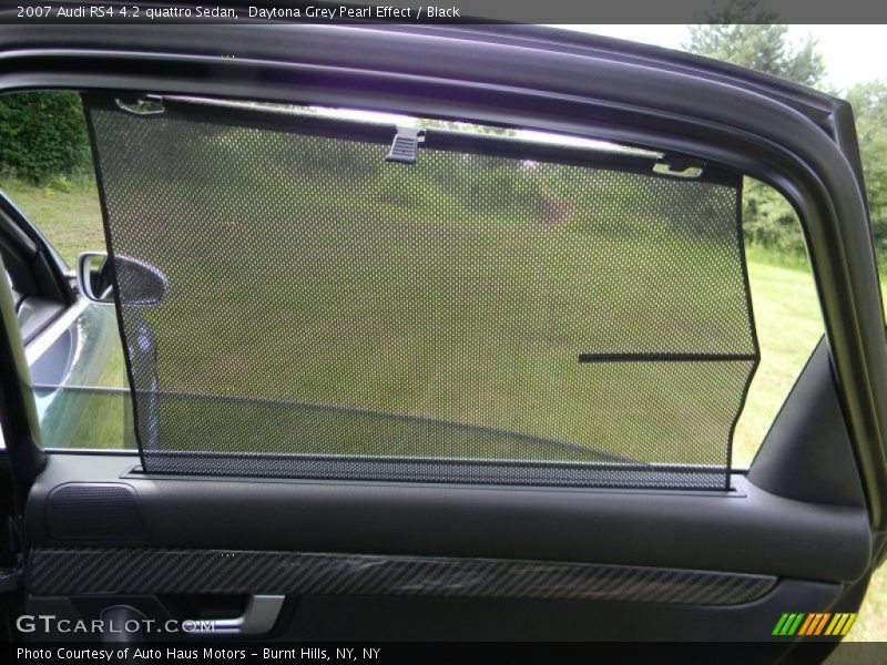 Daytona Grey Pearl Effect / Black 2007 Audi RS4 4.2 quattro Sedan