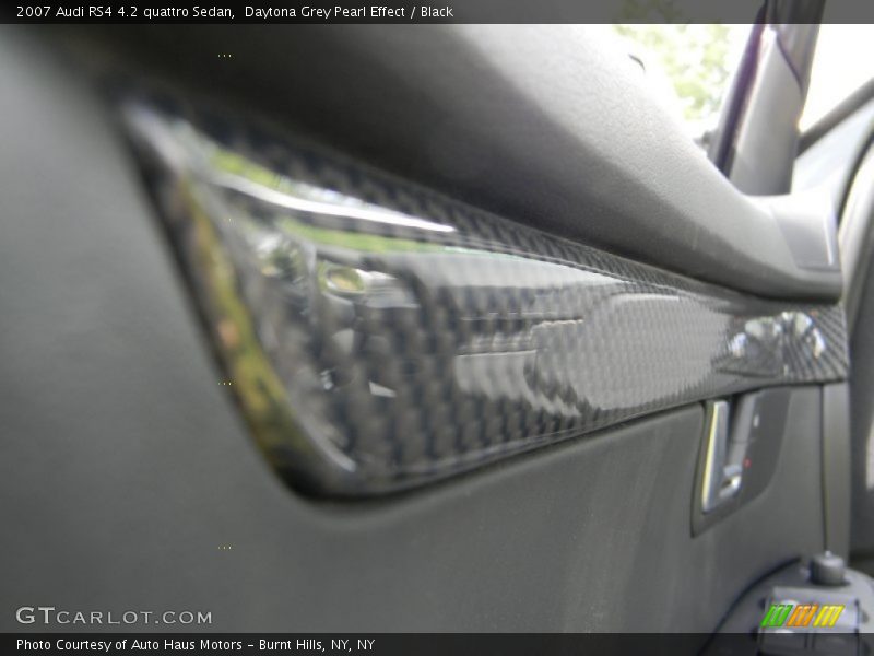 Daytona Grey Pearl Effect / Black 2007 Audi RS4 4.2 quattro Sedan
