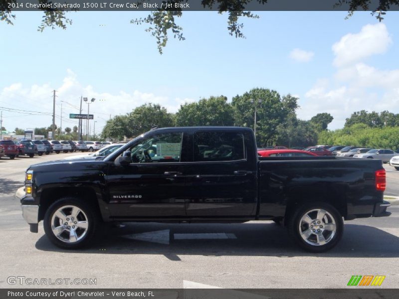 Black / Jet Black 2014 Chevrolet Silverado 1500 LT Crew Cab