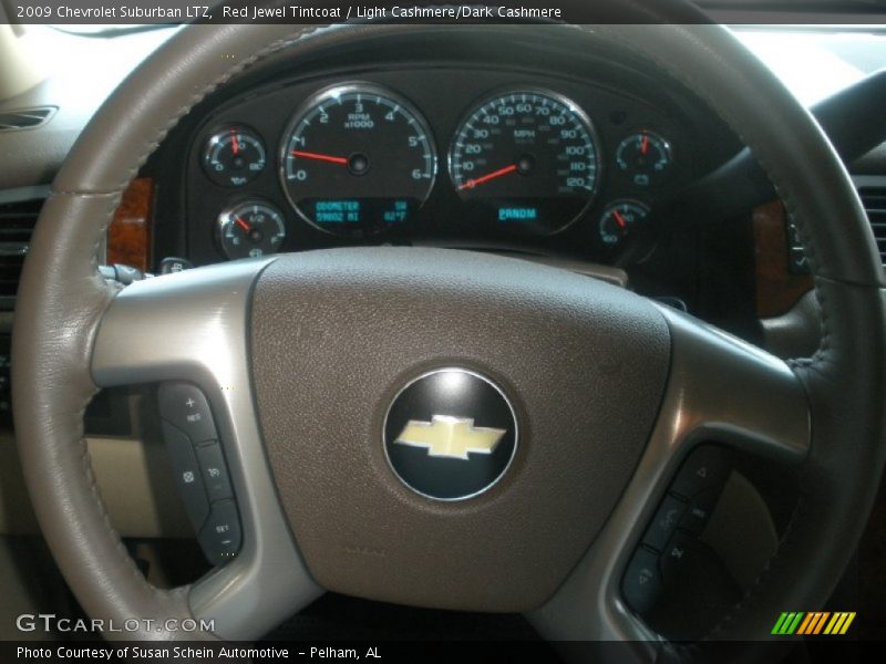 Red Jewel Tintcoat / Light Cashmere/Dark Cashmere 2009 Chevrolet Suburban LTZ