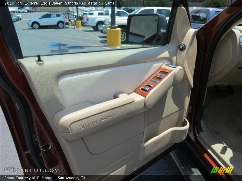 Sangria Red Metallic / Camel 2010 Ford Explorer Eddie Bauer