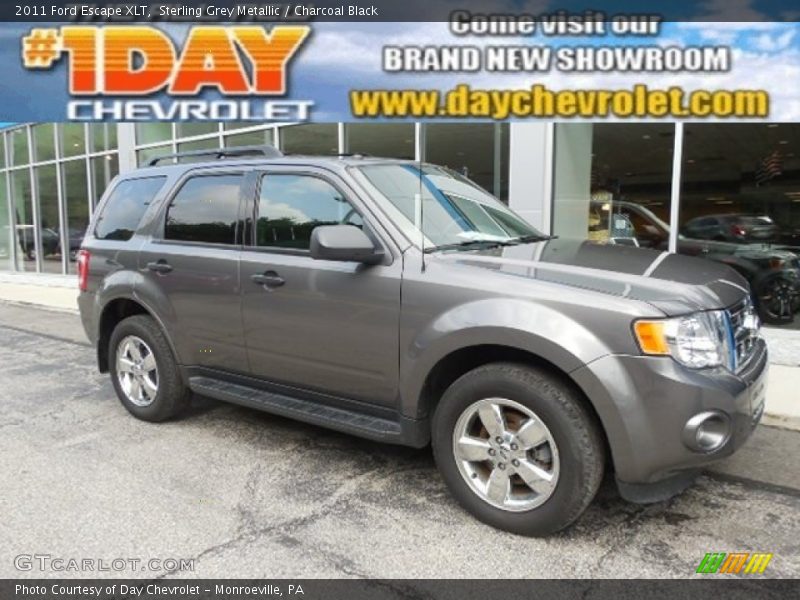 Sterling Grey Metallic / Charcoal Black 2011 Ford Escape XLT