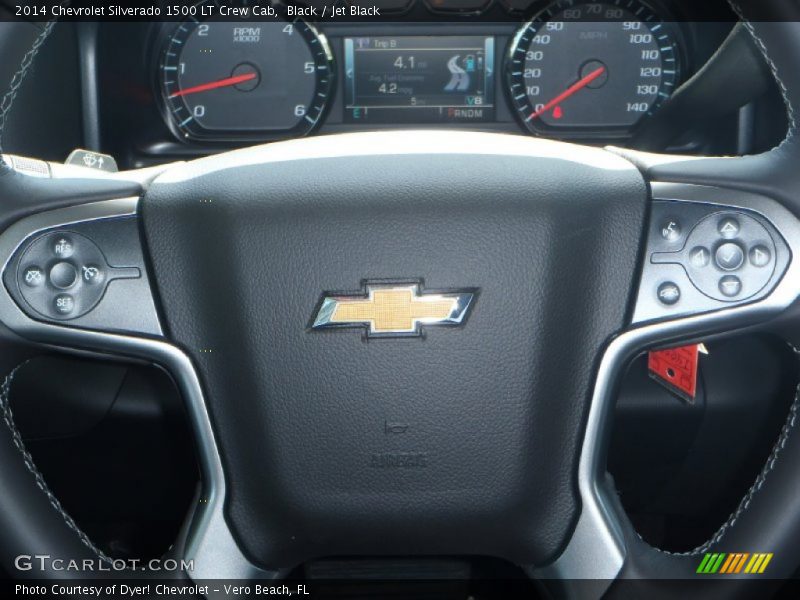 Black / Jet Black 2014 Chevrolet Silverado 1500 LT Crew Cab