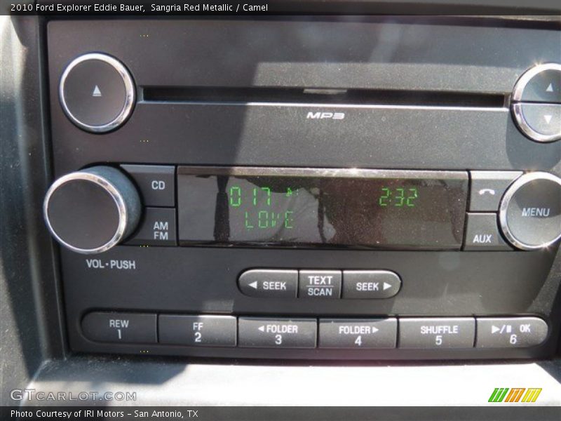 Sangria Red Metallic / Camel 2010 Ford Explorer Eddie Bauer