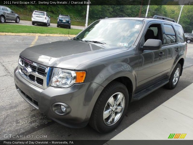 Sterling Grey Metallic / Charcoal Black 2011 Ford Escape XLT