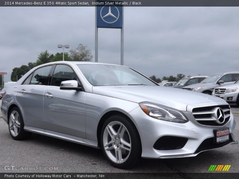 Iridium Silver Metallic / Black 2014 Mercedes-Benz E 350 4Matic Sport Sedan