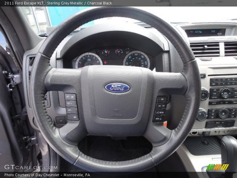 Sterling Grey Metallic / Charcoal Black 2011 Ford Escape XLT