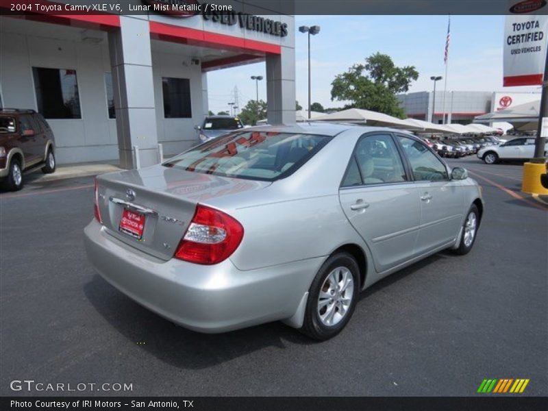 Lunar Mist Metallic / Stone 2004 Toyota Camry XLE V6
