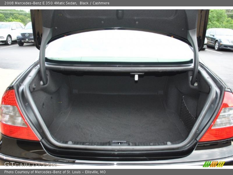 Black / Cashmere 2008 Mercedes-Benz E 350 4Matic Sedan