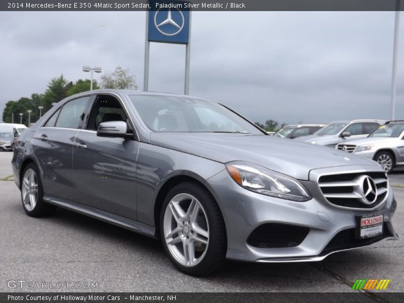 Paladium Silver Metallic / Black 2014 Mercedes-Benz E 350 4Matic Sport Sedan