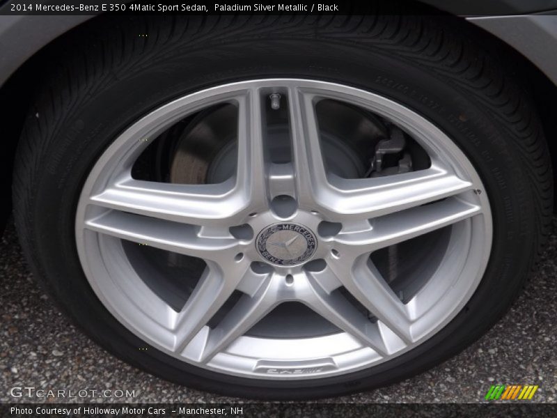 Paladium Silver Metallic / Black 2014 Mercedes-Benz E 350 4Matic Sport Sedan