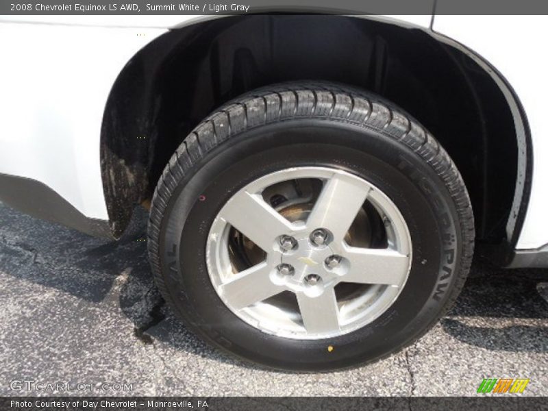 Summit White / Light Gray 2008 Chevrolet Equinox LS AWD