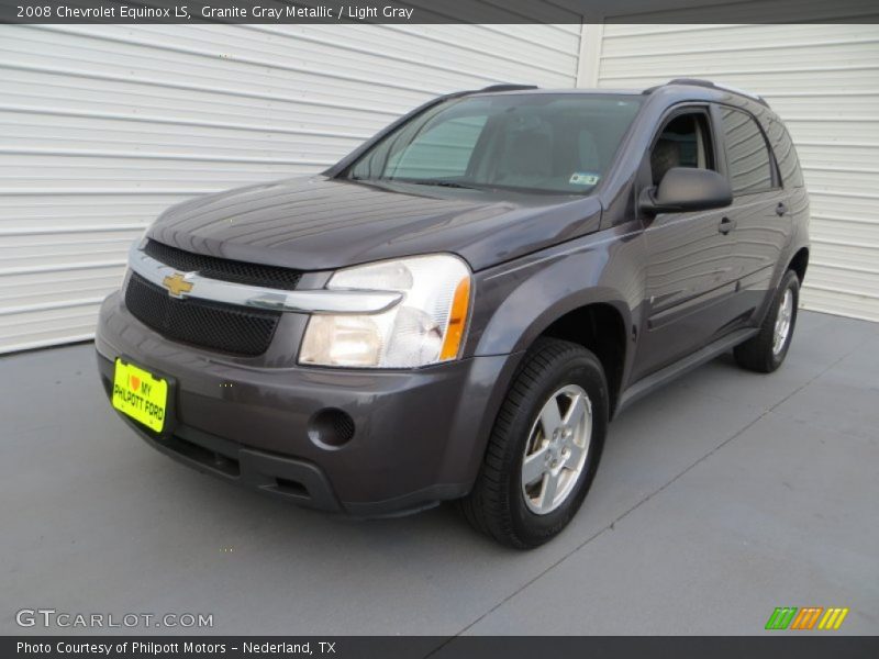 Granite Gray Metallic / Light Gray 2008 Chevrolet Equinox LS