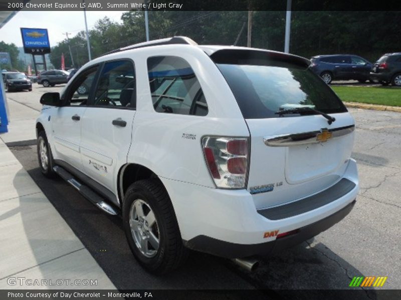 Summit White / Light Gray 2008 Chevrolet Equinox LS AWD