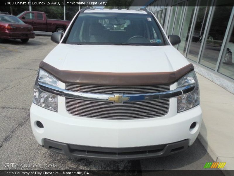 Summit White / Light Gray 2008 Chevrolet Equinox LS AWD