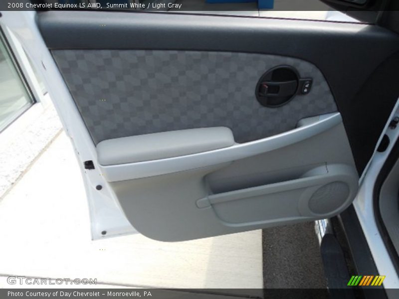 Summit White / Light Gray 2008 Chevrolet Equinox LS AWD