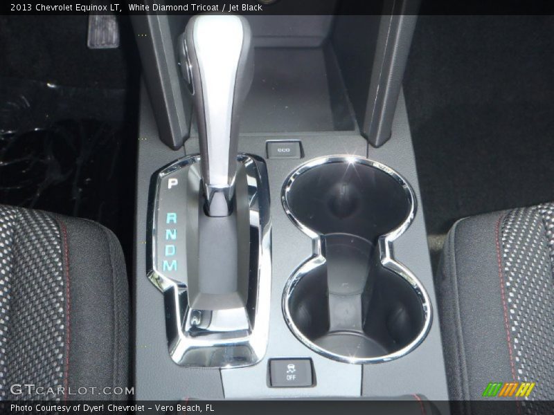 White Diamond Tricoat / Jet Black 2013 Chevrolet Equinox LT