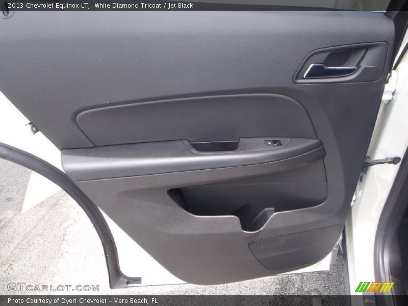White Diamond Tricoat / Jet Black 2013 Chevrolet Equinox LT