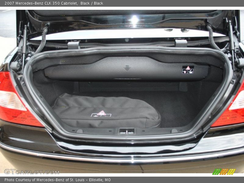Black / Black 2007 Mercedes-Benz CLK 350 Cabriolet