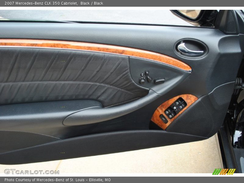 Black / Black 2007 Mercedes-Benz CLK 350 Cabriolet