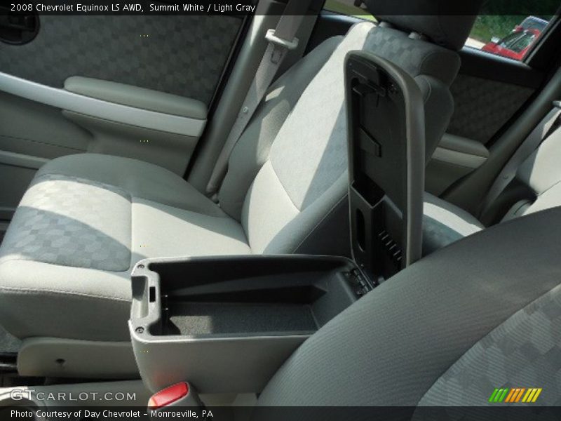 Summit White / Light Gray 2008 Chevrolet Equinox LS AWD