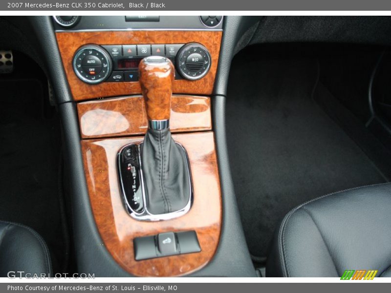 Black / Black 2007 Mercedes-Benz CLK 350 Cabriolet