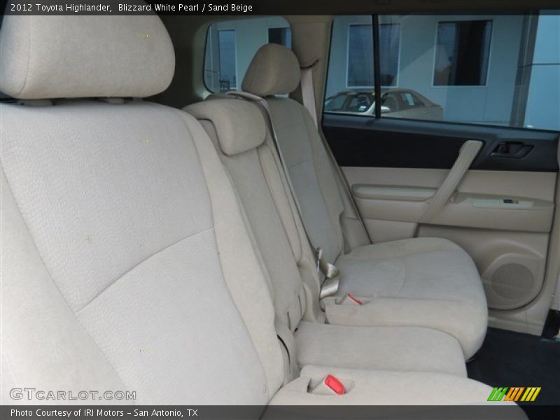 Blizzard White Pearl / Sand Beige 2012 Toyota Highlander