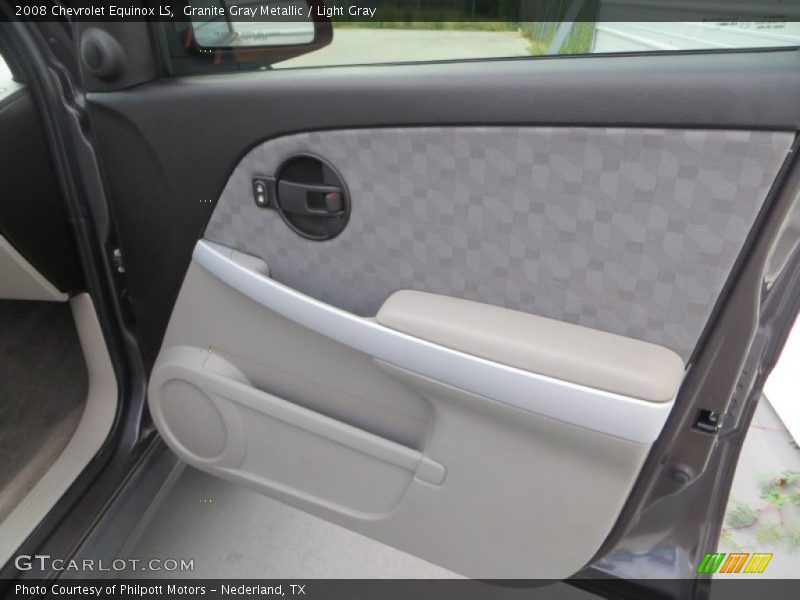 Granite Gray Metallic / Light Gray 2008 Chevrolet Equinox LS