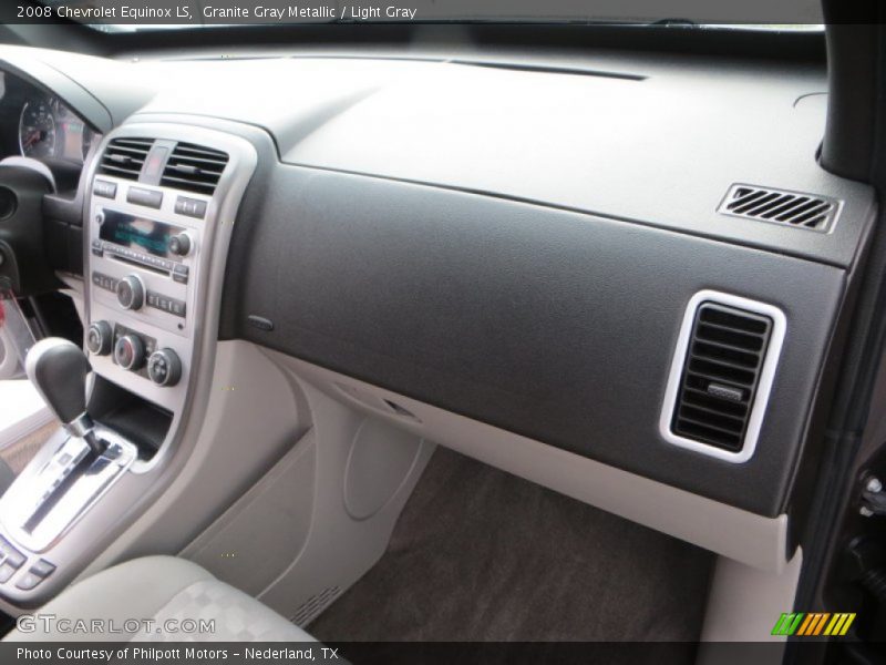 Granite Gray Metallic / Light Gray 2008 Chevrolet Equinox LS