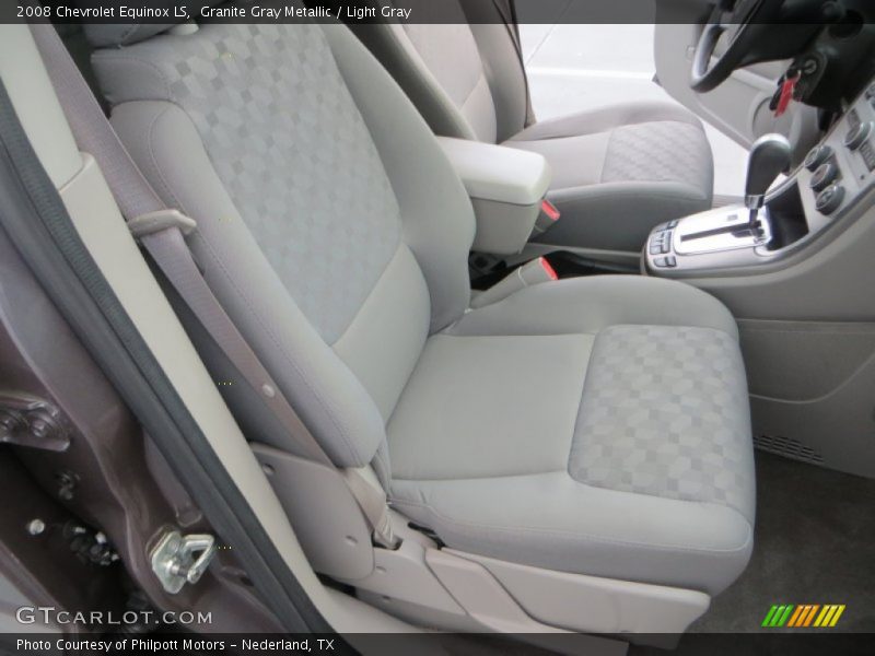 Granite Gray Metallic / Light Gray 2008 Chevrolet Equinox LS